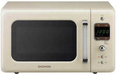 Daewoo KOR7LBKC 20L 800w Standard Microwave - Cream